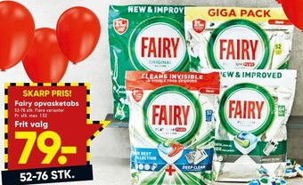 Bilka Fairy Opvasketabs tilbud