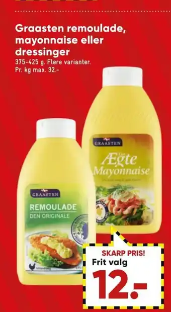 Bilka Graasten remoulade, mayonnaise eller dressinger tilbud