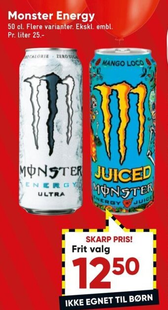 Bilka Monster Energy tilbud