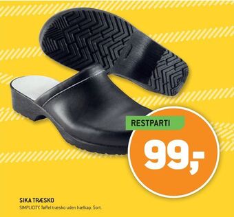 XL-BYG Sika træsko tilbud