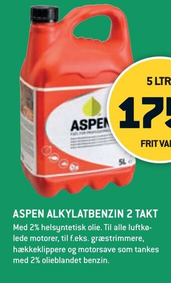 XL-BYG Aspen alkylatbenzin 2 takt tilbud