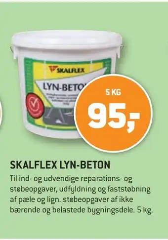 XL-BYG Skalflex lyn-beton tilbud