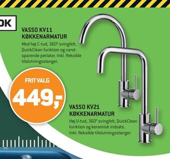 XL-BYG Vasso kv11 køkkenarmatur tilbud