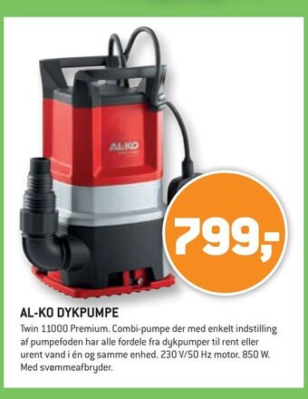 XL-BYG Al-ko dykpumpe tilbud