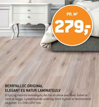 XL-BYG Berryalloc original elegant eg natur laminatgulv tilbud