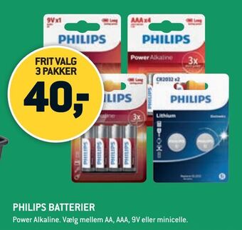 Philips batterier