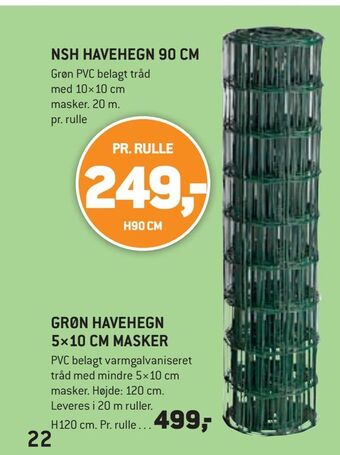 XL-BYG Nsh havehegn 90 cm tilbud
