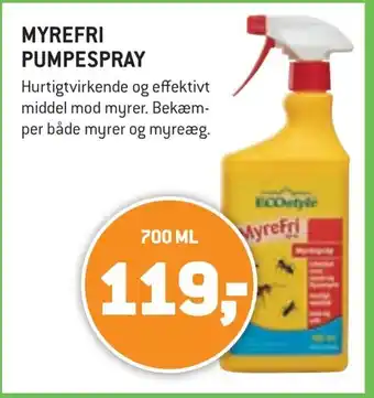 XL-BYG Myrefri pumpespray tilbud