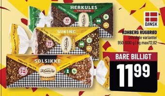 Løvbjerg Kohberg rugbrød tilbud