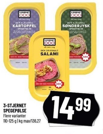 Løvbjerg 3-stjernet spegepølse tilbud