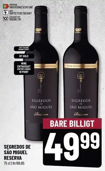 Løvbjerg Segredos de sao miguel reserva tilbud