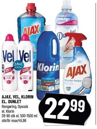 Løvbjerg Ajax, vel, klorin el. dunlet tilbud