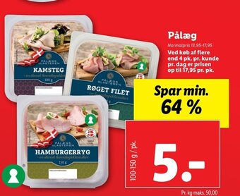 Lidl Pålæg tilbud