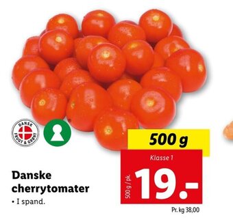Lidl Danske Cherrytomater tilbud