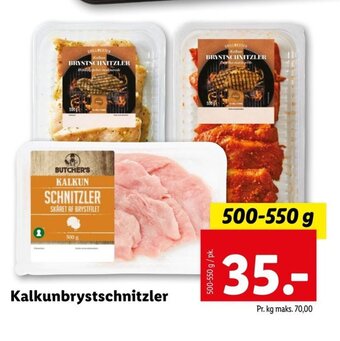 Lidl Kalkunbrystschnitzler tilbud
