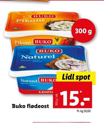 Buko Flødeost