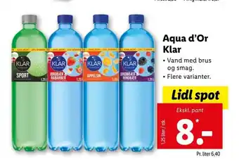 Lidl Klar Aqua d'Or tilbud