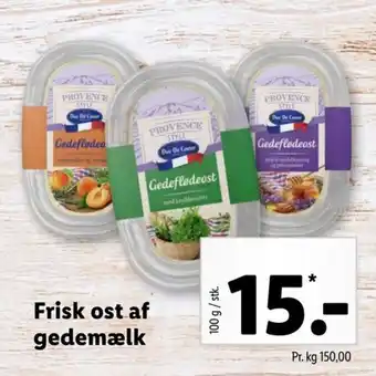 Frisk Ost Af Gedemælk