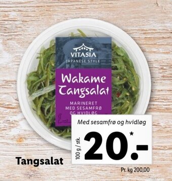 Lidl Tangsalat tilbud