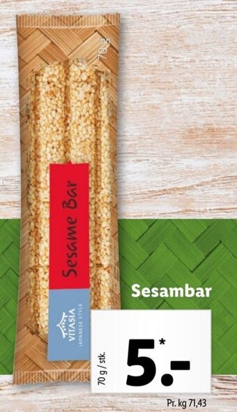 Lidl Sesambar tilbud