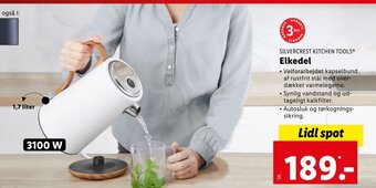 Lidl Silvercrest Kitchen Tools Elkedel tilbud