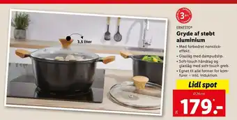 Lidl Ernesto Gryde Af Støbt Aluminium tilbud