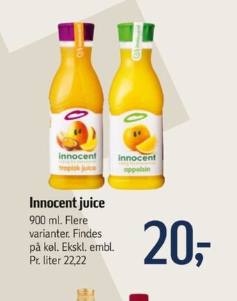 Føtex Innocent juice tilbud