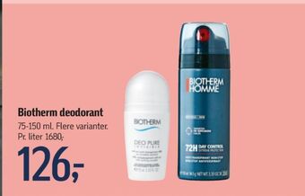 Føtex Biotherm deo roll-on tilbud