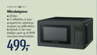 Føtex Køkkenchef mikroovn tilbud