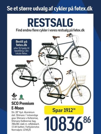 Føtex Sco el-cykel tilbud