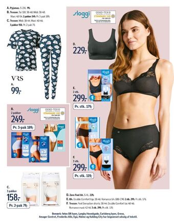 Føtex Vrs woman pyjamas tilbud