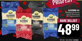 Klovborg skæreost danbo mellemlagret kommen