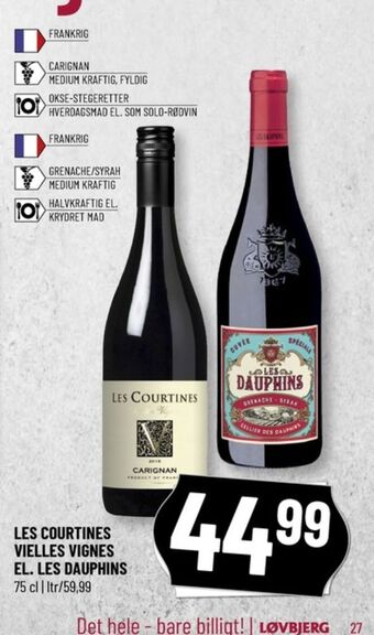 Løvbjerg Ukendt fransk rødvin tilbud