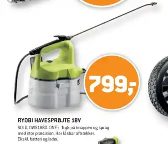 Ryobi havesprøjte