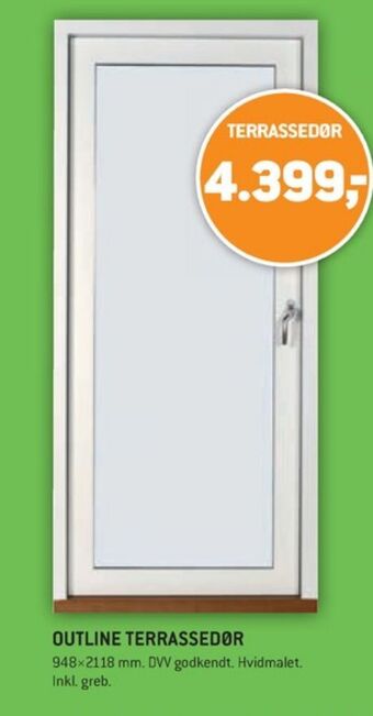 XL-BYG Outline dør tilbud