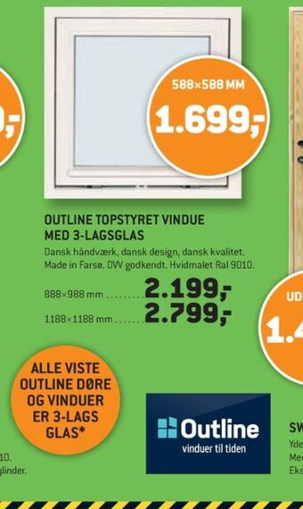 XL-BYG Outline vinduer tilbud