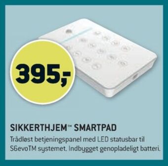 XL-BYG Sikkerthjem fjernbetjening tilbud
