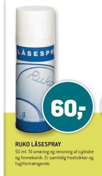 XL-BYG Ruko låsespray tilbud