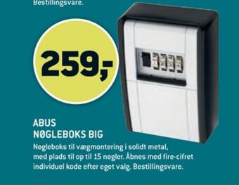 XL-BYG Abus nøgleboks tilbud