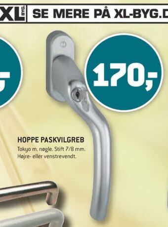 XL-BYG Hoppe paskvilgreb tilbud