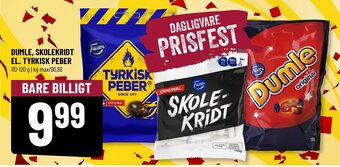 Løvbjerg Dumle Skolekridt El Tyrkisk Peber tilbud