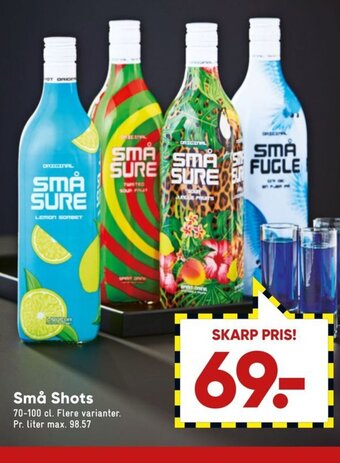 Bilka Små Shots tilbud