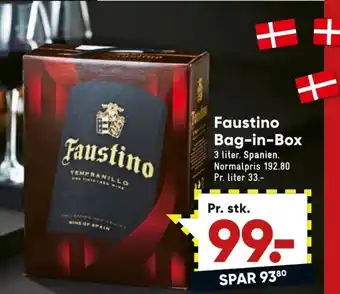 Bilka Faustino Bag-in-Box tilbud