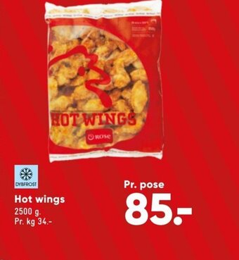 Bilka Hot Wings tilbud