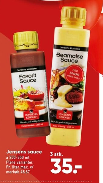 Bilka Jensens Sauce tilbud