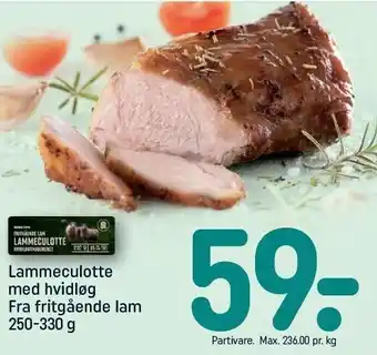 REMA 1000 Lammeculotte m. hvidløg tilbud
