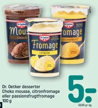 REMA 1000 Dr. oetker desserter tilbud