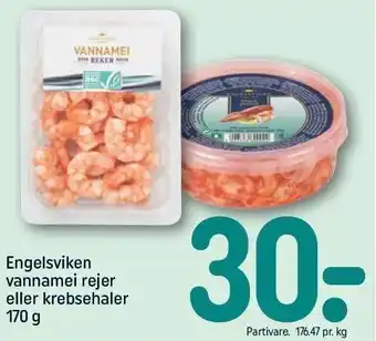 Engelviken vannamei rejer el. krebsehaler