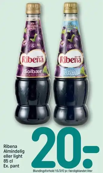 REMA 1000 Ribena tilbud