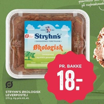 MENY Stryhn's økologisk leverpostej tilbud